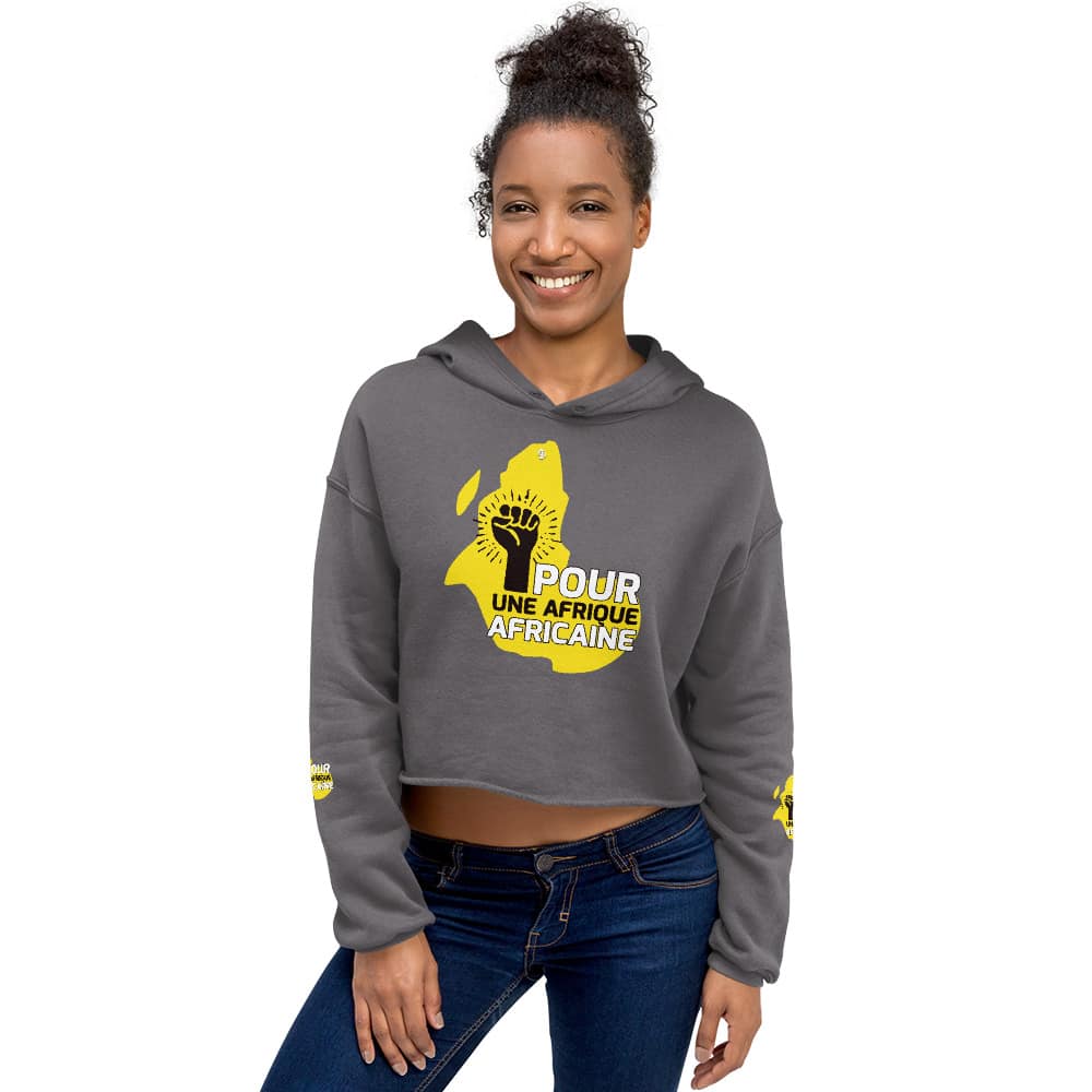 Sweat à Capuche Crop-Top - AKWABA – Image 3